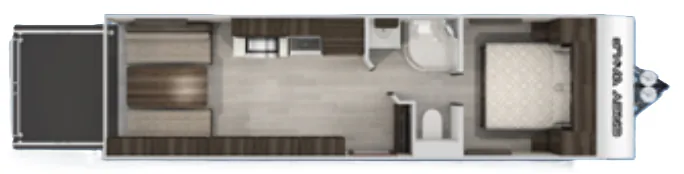 Forest River Cherokee Grey Wolf 26RR floor plan