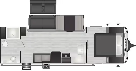 Keystone Bullet Premium 261RBSWE floor plan