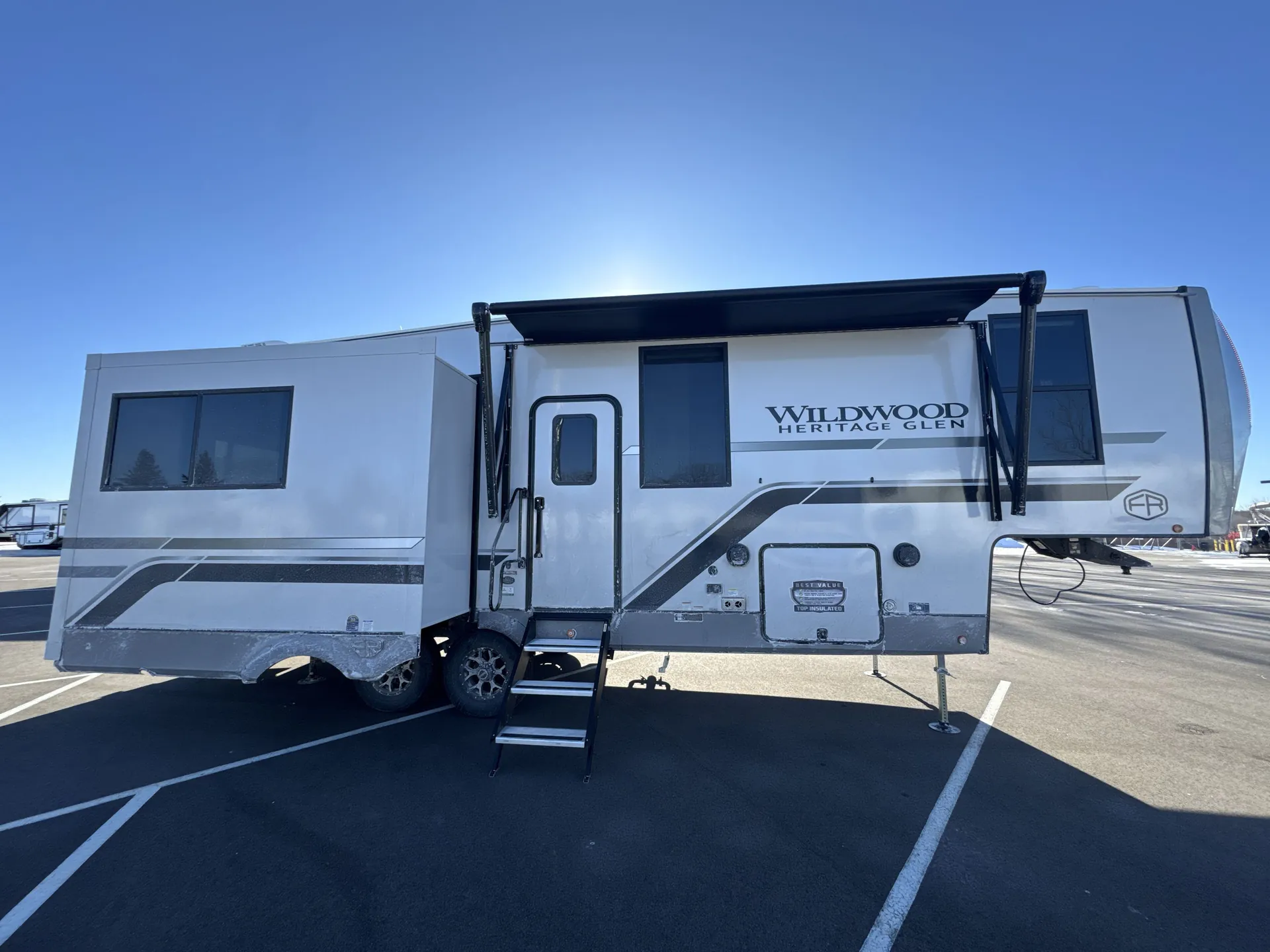 2026 Forest River Wildwood Heritage Glen 286RL — campside