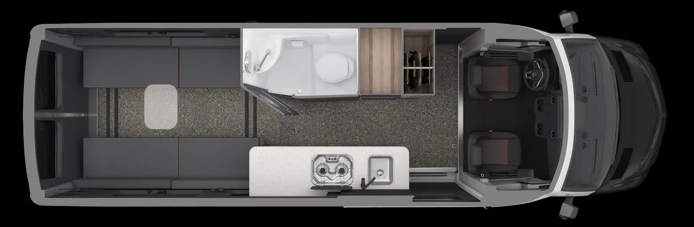 Airstream Interstate 24 24 BASE floor plan