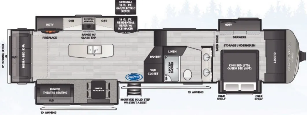 Keystone Montana 3781RL floor plan