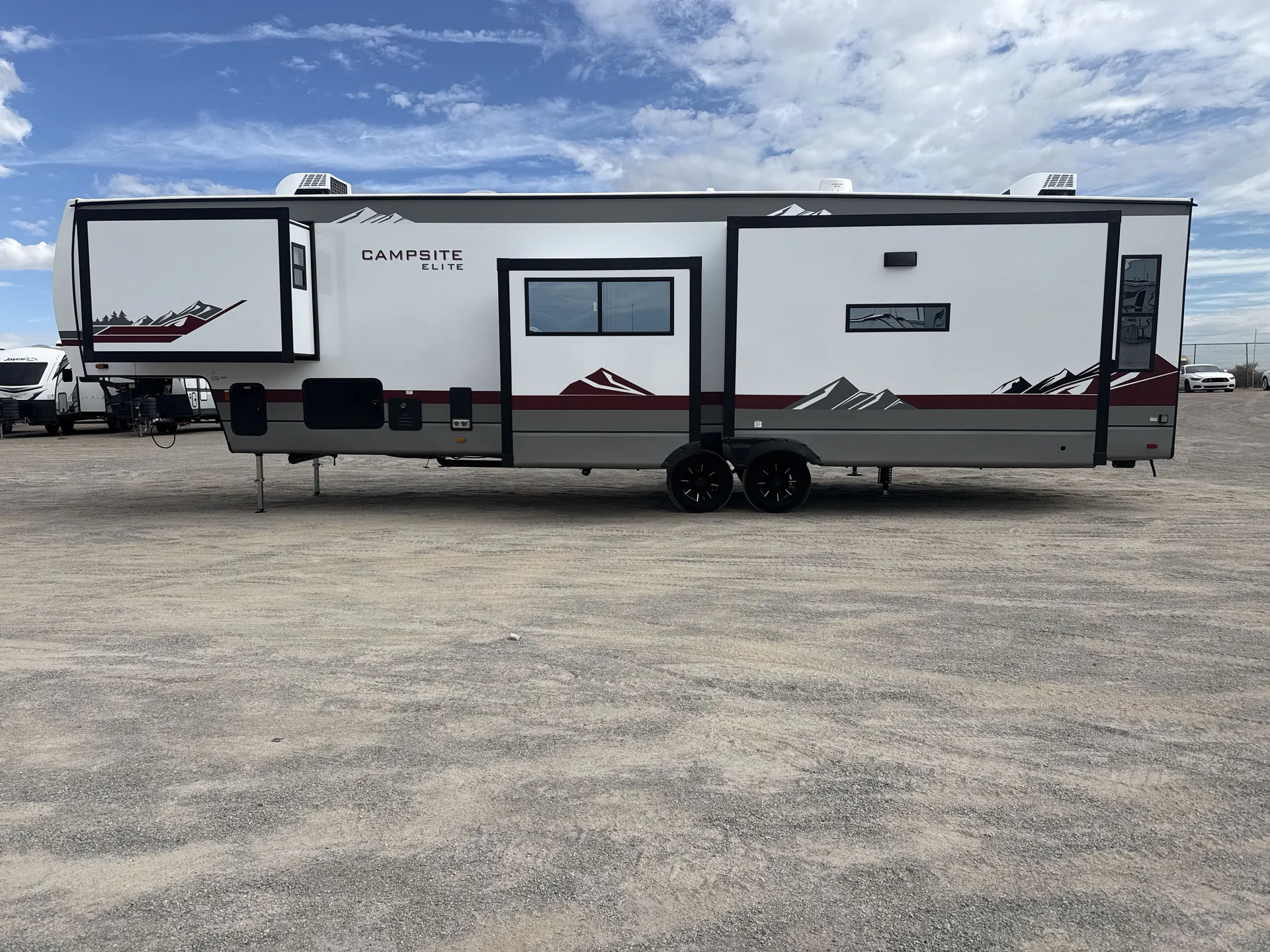 2027 Forest River Campsite Elite 36RF — off campside