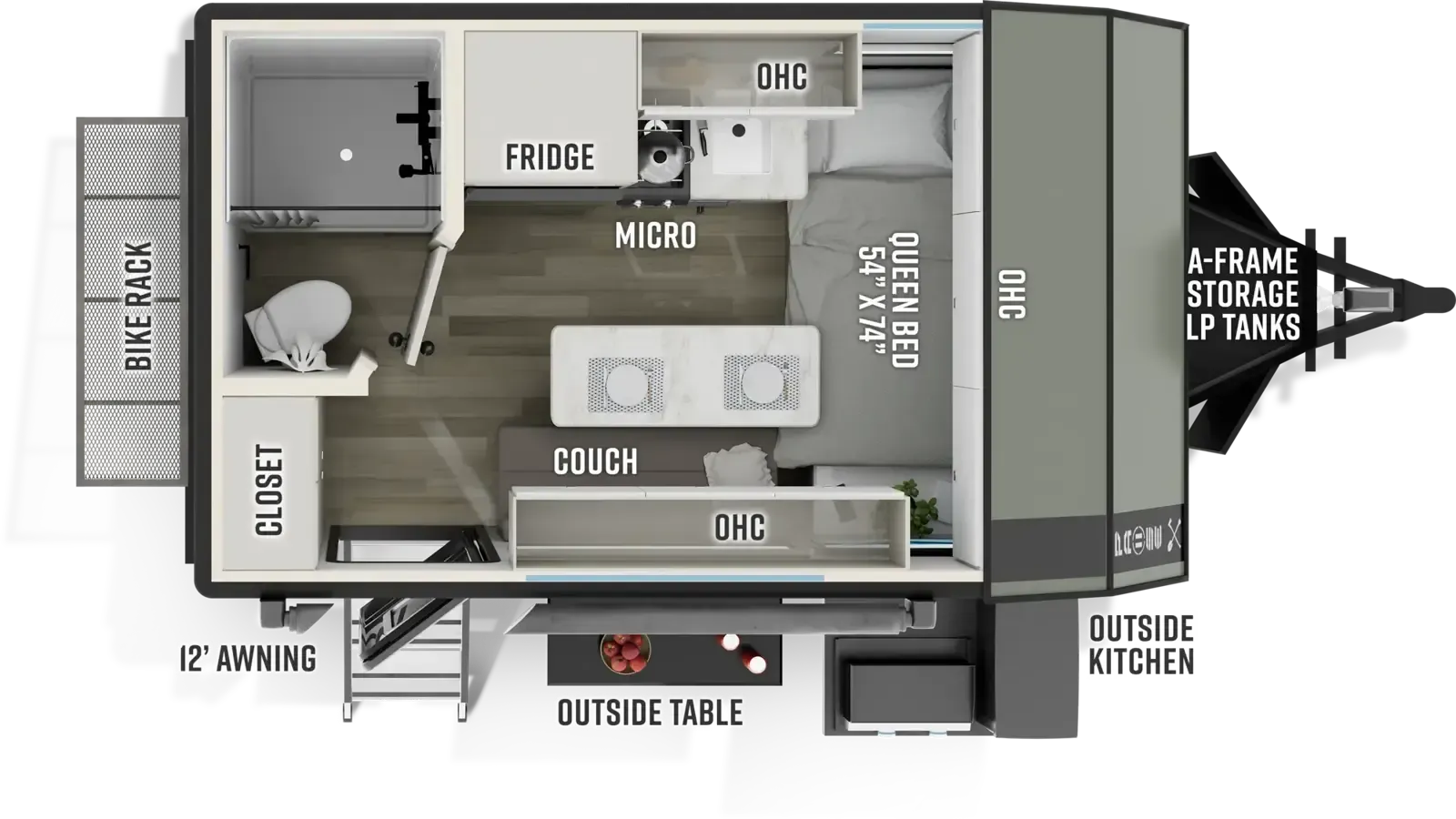 Palomino Pause Restart Edition R12RB floor plan