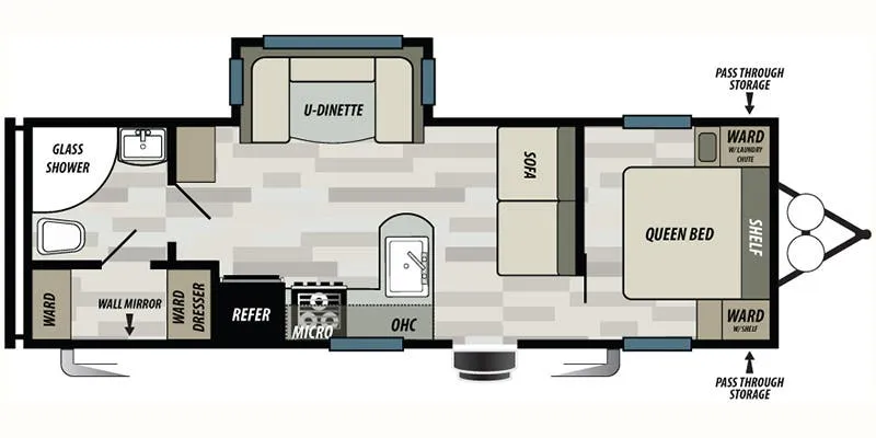 Forest River Sonoma 2404RB floor plan