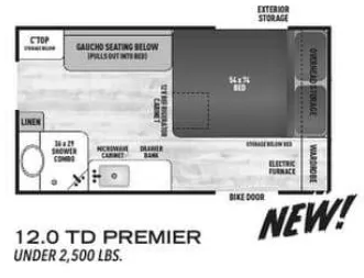 Coachmen Clipper PREMIER floor plan