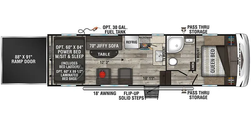 K-Z Sportster 280TH floor plan