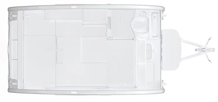 NuCamp TAB 320 LITE BASE floor plan