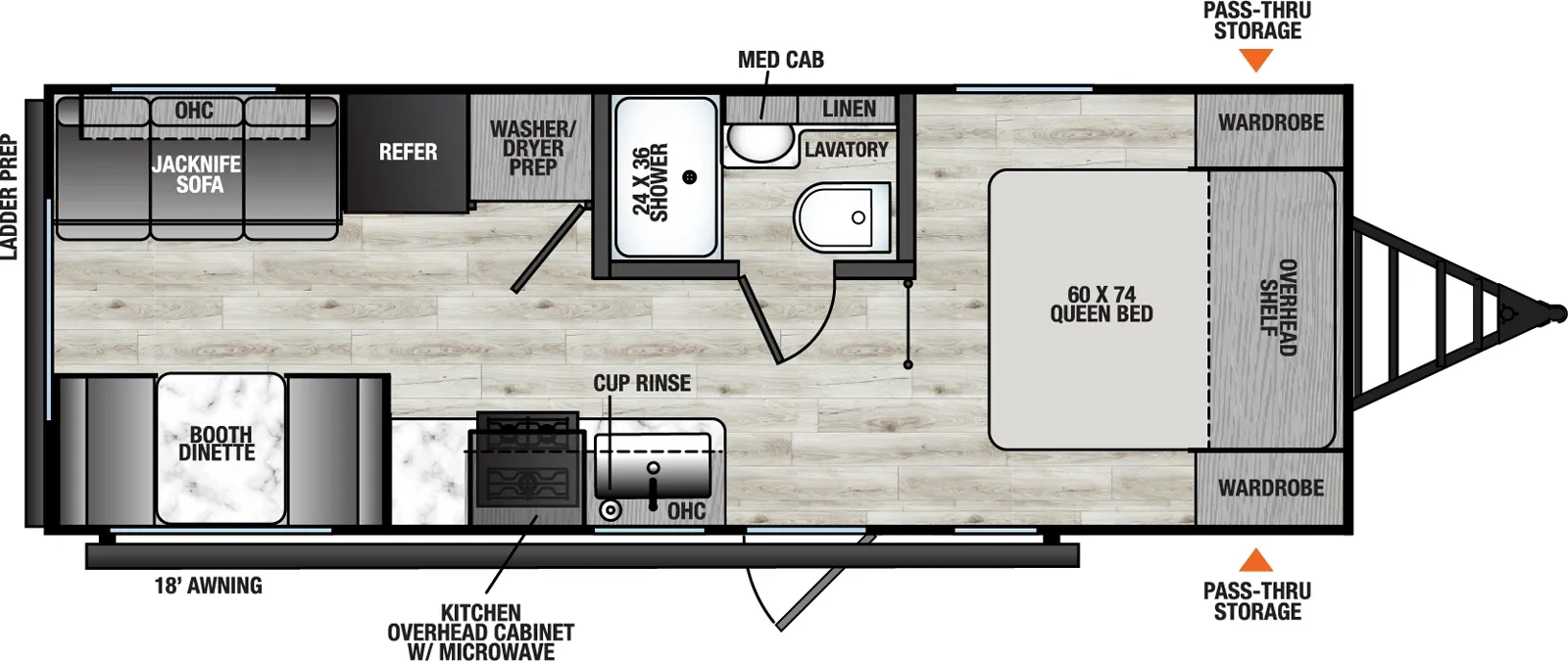 2026 Coachmen Clipper 5K Series 242MK - Floor plan
