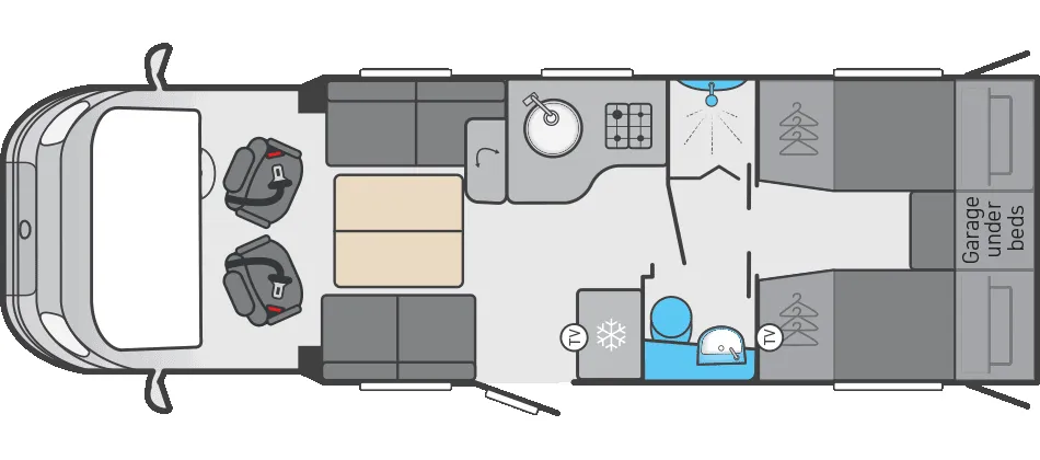 Swift Kon-Tiki 784 floor plan