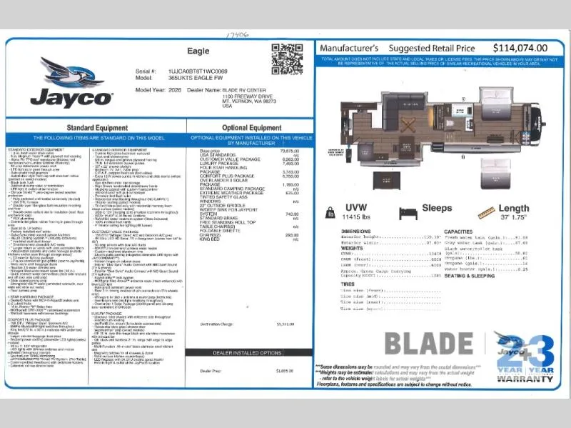 2026 Jayco Eagle 365UKTS - Photo 3