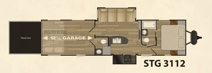 Cruiser RV Stryker STG 3112 floor plan