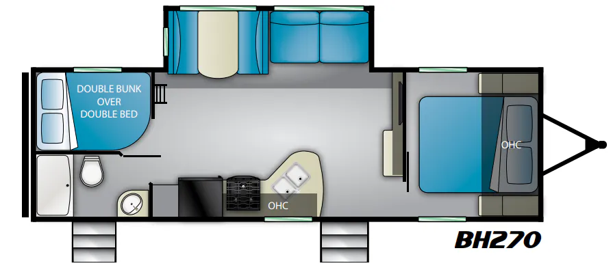 Heartland Pioneer BH270 floor plan
