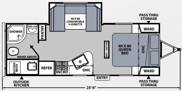 Coachmen Apex Ultra-Lite 215RBK floor plan