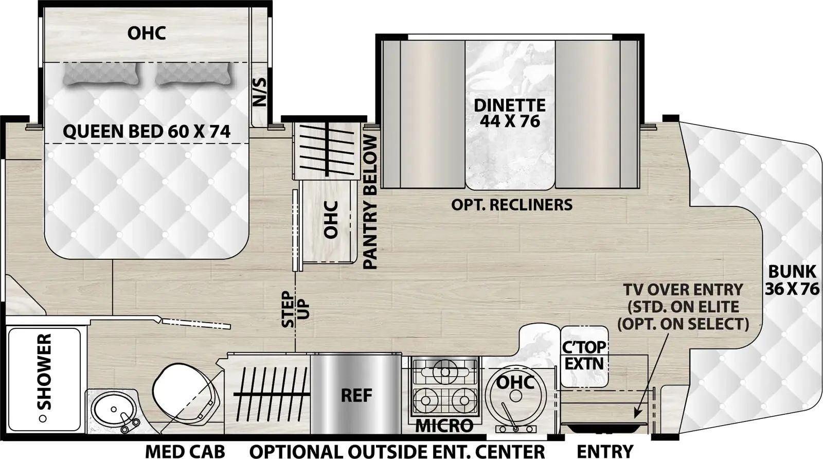 Coachmen Prism Elite 24DS floor plan