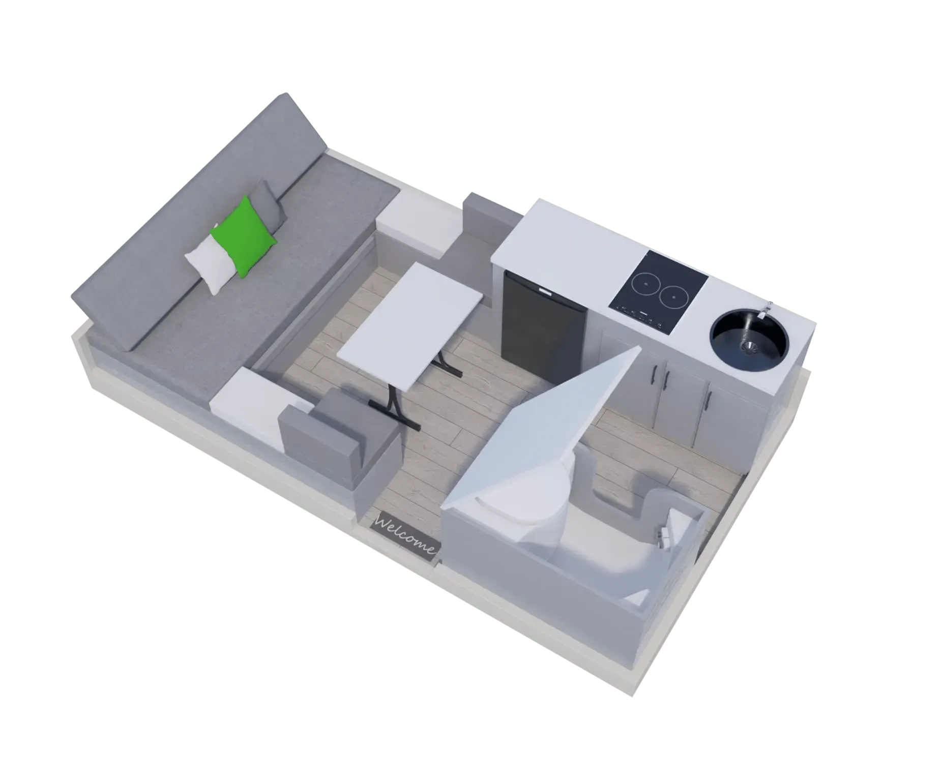 Aliner LXE BASE floor plan
