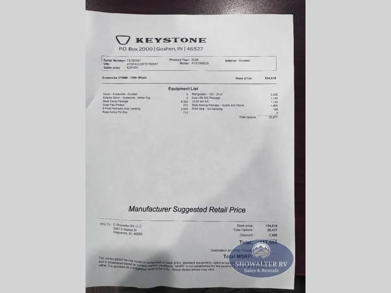 2026 Keystone Alpine Avalanche Edition 379MB - Photo 3