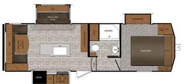 Prime Time Crusader Lite 25RD floor plan