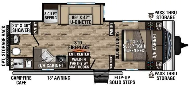 Venture RV SportTrek ST241VMS floor plan