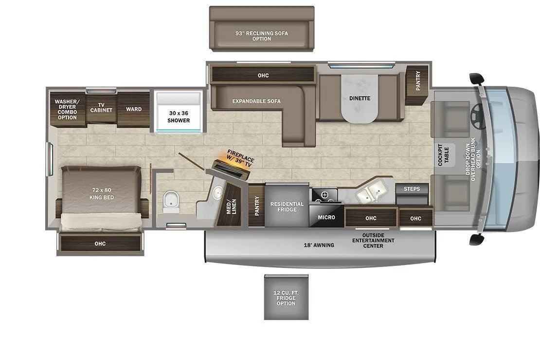 Entegra Coach Vision XL 34B floor plan