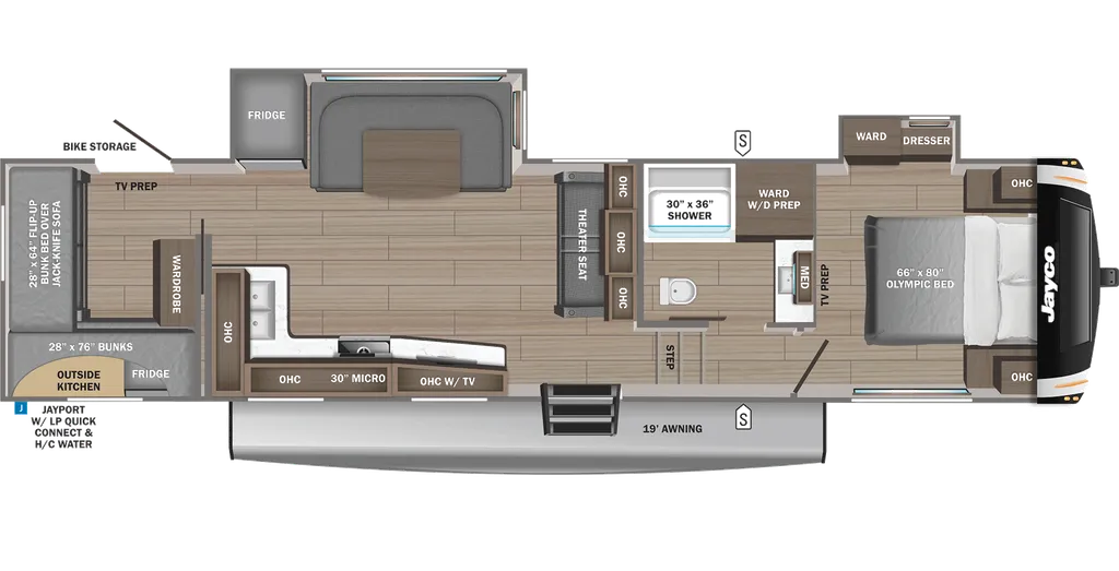 2026 Jayco Eagle HT 31QCD floor plan