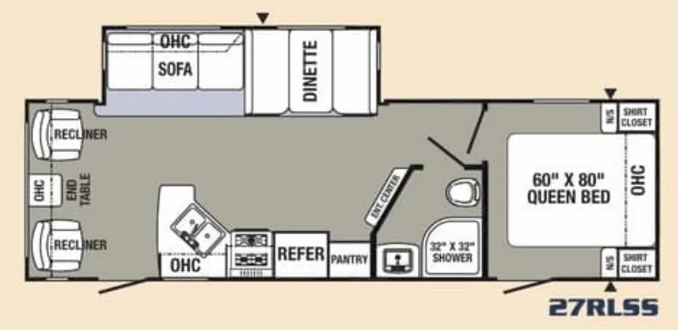 Palomino Puma 27RLSS floor plan