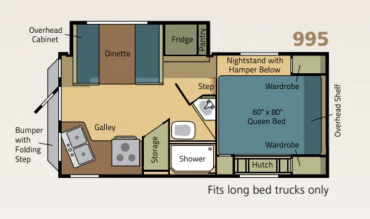 Adventurer Eagle Cap 995 floor plan