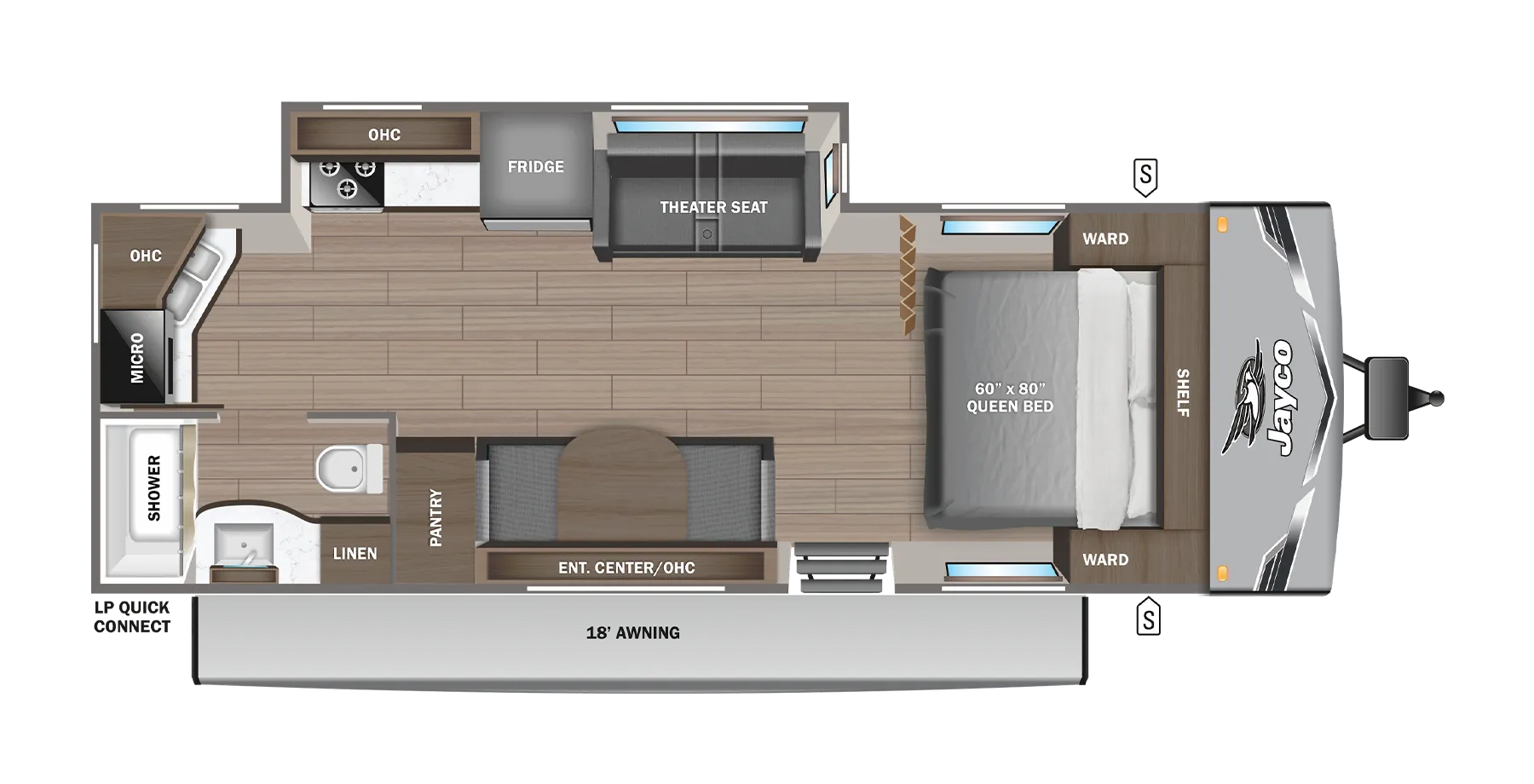 2027 Jayco Jay Flight 225MLSW - Floor plan