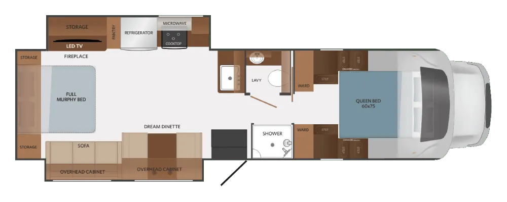 Fleetwood Altitude FS600D 36FW floor plan