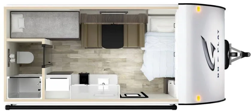 2025 Wayfinder RV Go Play 177BH SPORT - Floor plan