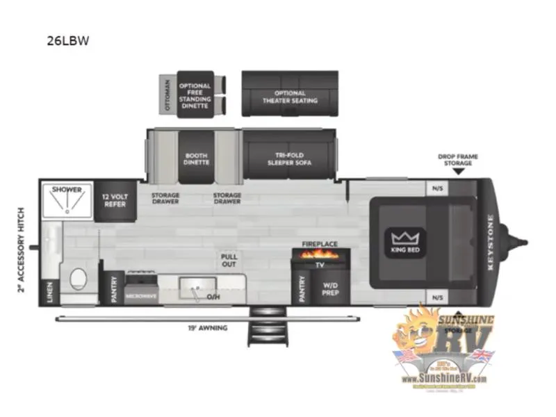 2026 Keystone RV Cougar 26LBW - Photo 3