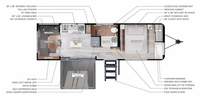 Living Vehicle PRO-EV T29 floor plan