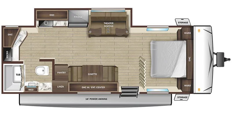 2025 Highland Ridge Open Range Conventional 22MLSE - Floor plan