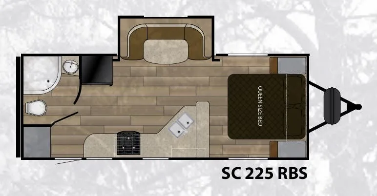 2018 Cruiser RV Shadow Cruiser 225RBS floor plan