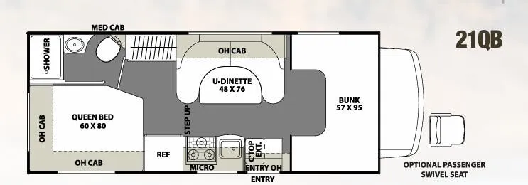 Coachmen Freelander Value Leader 21QB floor plan