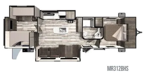 Highland Ridge Mesa Ridge Limited MR312BHS floor plan