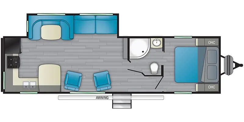 Heartland Prowler 280RK floor plan
