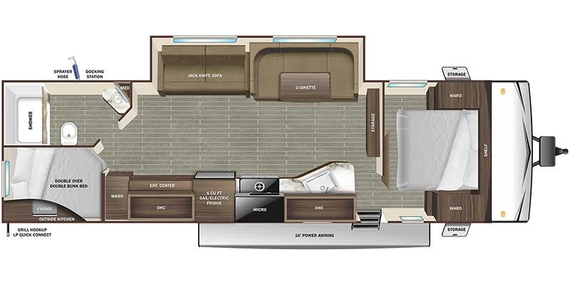 2024 Starcraft Autumn Ridge 28BHS - Floor plan