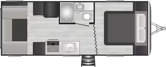2019 Keystone Springdale 202QBWE - Floor plan