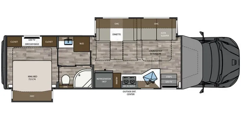 2025 Renegade RV Verona 36VSB - Floor plan