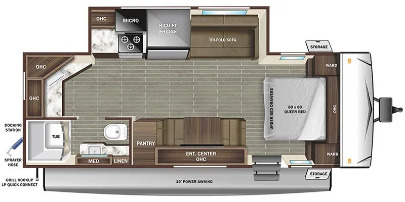 2024 Starcraft Super Lite 225CK - Floor plan
