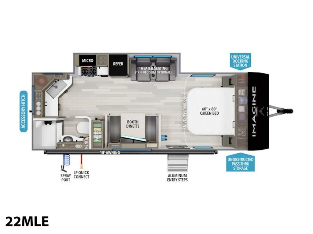 2026 Grand Design Imagine XLS 22MLE - Photo 3