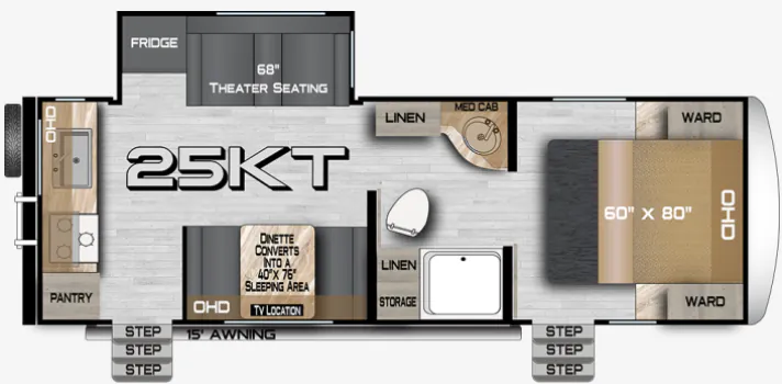 Northwood Nash Camp 25KT floor plan