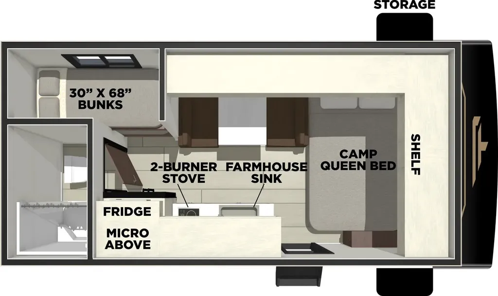 2027 Prime Time Avenger LT 16RBX floor plan