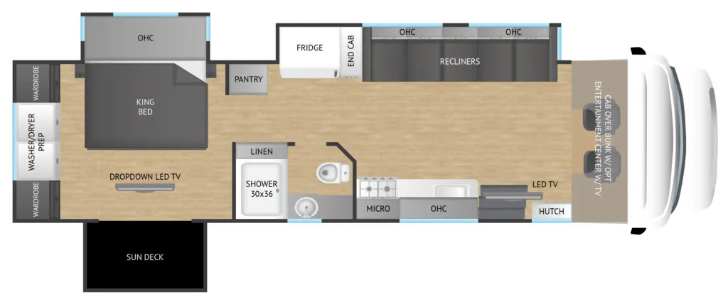 2026 NeXus RV Ghost 39DS - Floor plan