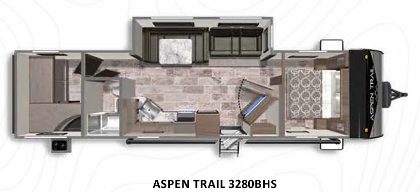 Dutchmen Aspen Trail 3280BHS floor plan