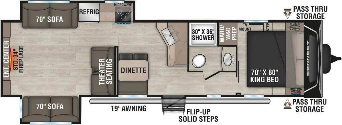 K-Z Connect C312RE floor plan