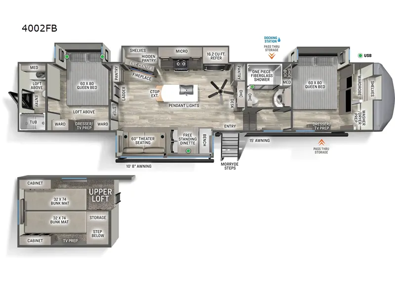 2026 Forest River Sierra 4002FB - Floor plan