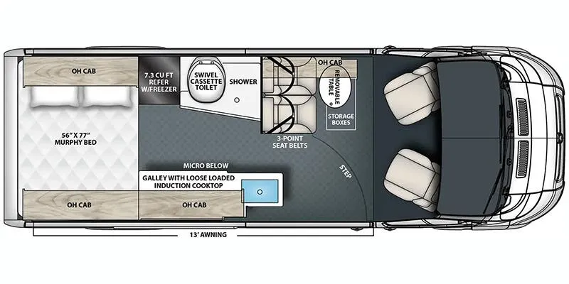 Coachmen Pixel P 2.0M floor plan
