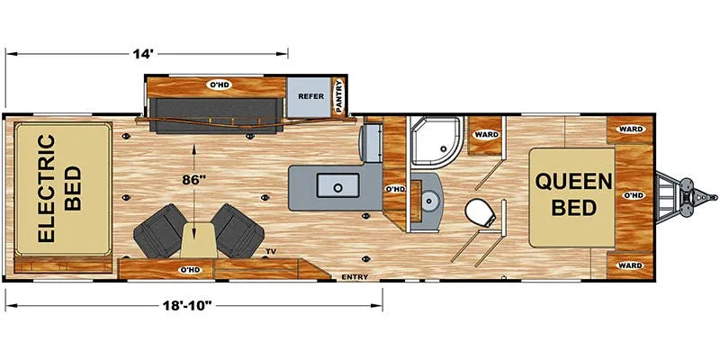 Eclipse Stellar 28KSG floor plan