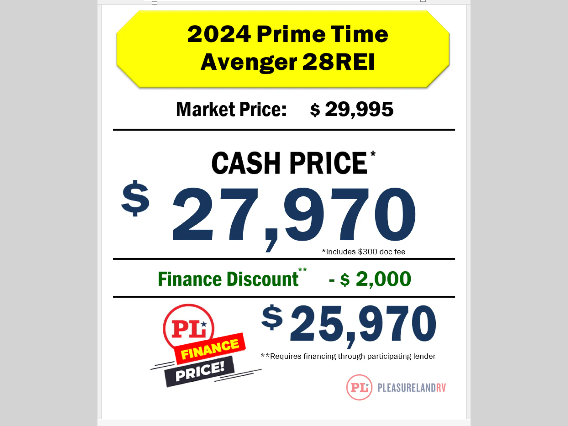 2024 Prime Time Avenger 28REI - Photo 2